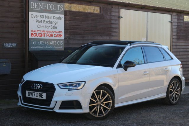 2017 17 Audi A3 2.0 TDI BLACK EDITION 5d 148 BHP