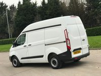 USED 2015 12 FORD TRANSIT CUSTOM 2.2 270 LR P/V 124 BHP FULL HISTORY ! PRICE 10950 + VAT
