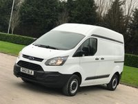 USED 2015 12 FORD TRANSIT CUSTOM 2.2 270 LR P/V 124 BHP FULL HISTORY ! PRICE 10950 + VAT