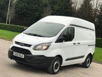 USED 2015 12 FORD TRANSIT CUSTOM 2.2 270 LR P/V 124 BHP FULL HISTORY ! PRICE 10950 + VAT
