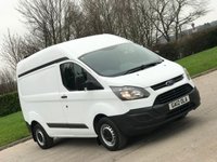USED 2015 12 FORD TRANSIT CUSTOM 2.2 270 LR P/V 124 BHP FULL HISTORY ! PRICE 10950 + VAT