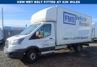 USED 2017 67 FORD TRANSIT 2.0 350 L4 LUTON WITH TAIL LIFT C/C 129 BHP TAIL LIFT & NEW WET BELT