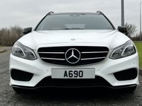 USED 2015 15 MERCEDES-BENZ E-CLASS 2.1 E220 BLUETEC AMG NIGHT ED PREMIUM PLUS 5d 174 BHP COMAND Navigation, Memory Leather