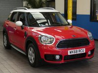 USED 2018 68 MINI COUNTRYMAN 2.0 COOPER D 5d 148 BHP FREE 12 MONTHS GOLD WARRANTY SAT NAV PARKING SENSORS CRUISE CONTROL 1 OWNER SERVICE HISTORY GENUINE LOW MILES