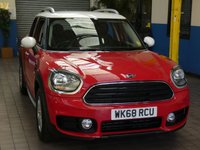 USED 2018 68 MINI COUNTRYMAN 2.0 COOPER D 5d 148 BHP FREE 12 MONTHS GOLD WARRANTY SAT NAV PARKING SENSORS CRUISE CONTROL 1 OWNER SERVICE HISTORY GENUINE LOW MILES