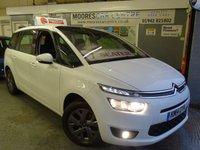 USED 2014 14 CITROEN C4 GRAND PICASSO 1.6 E-HDI AIRDREAM VTR PLUS 5d 113 BHP **  7 SEATER  **