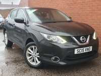 USED 2015 15 NISSAN QASHQAI 1.2 ACENTA DIG-T SMART VISION 5d 113 BHP FULL SERVICE  HISTORY - LOW MILES - GREAT SPEC