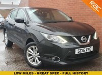 USED 2015 15 NISSAN QASHQAI 1.2 ACENTA DIG-T SMART VISION 5d 113 BHP FULL SERVICE  HISTORY - LOW MILES - GREAT SPEC