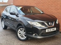 USED 2015 15 NISSAN QASHQAI 1.2 ACENTA DIG-T SMART VISION 5d 113 BHP FULL SERVICE  HISTORY - LOW MILES - GREAT SPEC