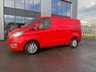 USED 2020 70 FORD TRANSIT CUSTOM 2.0 LIMITED L1H1 130PS AUTO STUNNING RACE RED (&pound;432 OPTION)