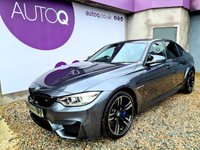 USED 2017 BMW M3 3.0 M3 4d 426 BHP APPLE CAR PLAY + HUD + DCT