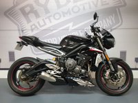 USED 2018 67 TRIUMPH STREET TRIPLE 765 RS OHLINS REAR SHOCK & QUICKSHIFTER