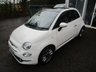 USED 2018 18 FIAT 500 1.2 LOUNGE DUALOGIC 3d 69 BHP NEW SHAPE AUTOMATIC *&pound;2,600+ EXTRAS* *OVER &pound;2,600 of optional extras including; Full Pelle Frau Burgundy Leather Seats with Ivory Seams, Electric Sunroof, 7" HD Touchscreen with Satellite Navigation & DAB Radio, Apple CarPlay/Android Auto, Dusk & Rain Sensors, 7" TFT Instrument Cluster & Rear Speakers* Only 5,374 miles covered from new! One Owner, Just Serviced, NEW MOT, Great fuel economy!