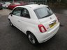 USED 2018 18 FIAT 500 1.2 LOUNGE DUALOGIC 3d 69 BHP NEW SHAPE AUTOMATIC *&pound;2,600+ EXTRAS* *OVER &pound;2,600 of optional extras including; Full Pelle Frau Burgundy Leather Seats with Ivory Seams, Electric Sunroof, 7" HD Touchscreen with Satellite Navigation & DAB Radio, Apple CarPlay/Android Auto, Dusk & Rain Sensors, 7" TFT Instrument Cluster & Rear Speakers* Only 5,374 miles covered from new! One Owner, Just Serviced, NEW MOT, Great fuel economy!