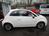 USED 2018 18 FIAT 500 1.2 LOUNGE DUALOGIC 3d 69 BHP NEW SHAPE AUTOMATIC *&pound;2,600+ EXTRAS* *OVER &pound;2,600 of optional extras including; Full Pelle Frau Burgundy Leather Seats with Ivory Seams, Electric Sunroof, 7" HD Touchscreen with Satellite Navigation & DAB Radio, Apple CarPlay/Android Auto, Dusk & Rain Sensors, 7" TFT Instrument Cluster & Rear Speakers* Only 5,374 miles covered from new! One Owner, Just Serviced, NEW MOT, Great fuel economy!