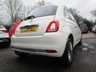 USED 2018 18 FIAT 500 1.2 LOUNGE DUALOGIC 3d 69 BHP NEW SHAPE AUTOMATIC *&pound;2,600+ EXTRAS* *OVER &pound;2,600 of optional extras including; Full Pelle Frau Burgundy Leather Seats with Ivory Seams, Electric Sunroof, 7" HD Touchscreen with Satellite Navigation & DAB Radio, Apple CarPlay/Android Auto, Dusk & Rain Sensors, 7" TFT Instrument Cluster & Rear Speakers* Only 5,374 miles covered from new! One Owner, Just Serviced, NEW MOT, Great fuel economy!