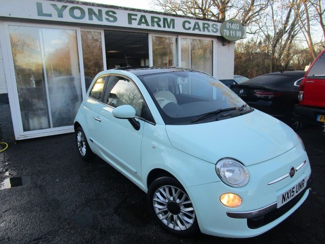 2015 15 Fiat 500 0.9 TWINAIR LOUNGE 3d 85 BHP