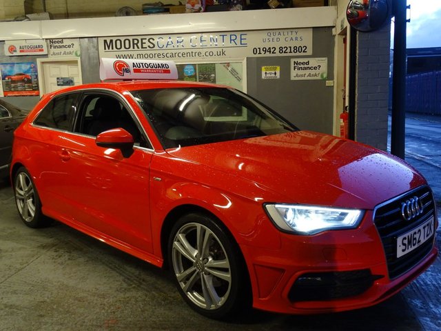 2013 62 Audi A3 2.0 TDI S LINE 3d 148 BHP