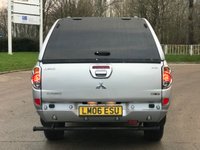 USED 2006 06 MITSUBISHI L200 2.5 4WD LWB ELEGANCE DCB 0D 135 BHP ** NO VAT * CANOPY + BLUETOOTH