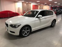 USED 2015 15 BMW 1 SERIES 2.0 120D SE 5d 181 BHP * AIR CONDITIONING * NAVIGATION * LEATHER * 17 INCH ALLOYS *