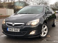 USED 2012 12 VAUXHALL ASTRA 1.6 SRI 5d 113 BHP 