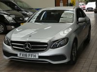 USED 2018 18 MERCEDES-BENZ E-CLASS 2.0 E 200 D SE 4d 148 BHP SAT NAV LEATHER REAR VIEW CAMERA VAT Q