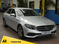 USED 2018 18 MERCEDES-BENZ E-CLASS 2.0 E 200 D SE 4d 148 BHP SAT NAV LEATHER REAR VIEW CAMERA VAT Q