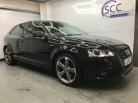 USED 2012 61 AUDI A3 2.0 TFSI QUATTRO BLACK EDITION 3d 197 BHP Full Leather,S Tronic,Black Edition