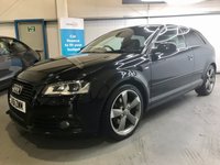 USED 2012 61 AUDI A3 2.0 TFSI QUATTRO BLACK EDITION 3d 197 BHP Full Leather,S Tronic,Black Edition