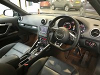 USED 2012 61 AUDI A3 2.0 TFSI QUATTRO BLACK EDITION 3d 197 BHP Full Leather,S Tronic,Black Edition