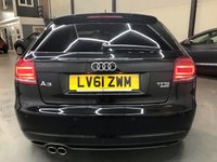 USED 2012 61 AUDI A3 2.0 TFSI QUATTRO BLACK EDITION 3d 197 BHP Full Leather,S Tronic,Black Edition
