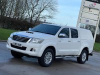 USED 2013 13 TOYOTA HI-LUX 3.0 INVINCIBLE 4X4 D-4D DCB 169 BHP LEATHER SEATS + FULL HISTORY