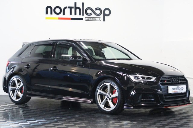 2017 67 Audi A3 2.0 S3 SPORTBACK TFSI QUATTRO BLACK EDITION 5d 306 BHP