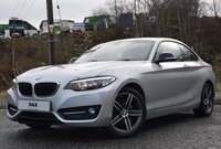 USED 2015 15 BMW 2 SERIES 2.0 218D SPORT 2d 141 BHP 19,000 MILES! 1 LADY OWNER! SAT NAV! HEATED LEATHER!