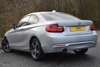 USED 2015 15 BMW 2 SERIES 2.0 218D SPORT 2d 141 BHP 19,000 MILES! 1 LADY OWNER! SAT NAV! HEATED LEATHER!