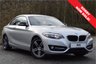USED 2015 15 BMW 2 SERIES 2.0 218D SPORT 2d 141 BHP 19,000 MILES! 1 LADY OWNER! SAT NAV! HEATED LEATHER!