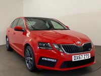 USED 2017 07 SKODA OCTAVIA 2.0 VRS TDI DSG 5d 181 BHP 2.0 VRS  DSG Glass roof, diamond cut alloy wheels, Spectacular high gloss corrida red ,18" Gemini alloy wheels