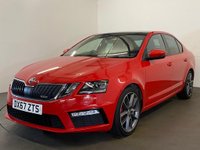 USED 2017 07 SKODA OCTAVIA 2.0 VRS TDI DSG 5d 181 BHP 2.0 VRS  DSG Glass roof, diamond cut alloy wheels, Spectacular high gloss corrida red ,18" Gemini alloy wheels