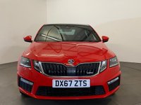 USED 2017 07 SKODA OCTAVIA 2.0 VRS TDI DSG 5d 181 BHP 2.0 VRS  DSG Glass roof, diamond cut alloy wheels, Spectacular high gloss corrida red ,18" Gemini alloy wheels