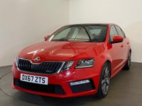 USED 2017 07 SKODA OCTAVIA 2.0 VRS TDI DSG 5d 181 BHP 2.0 VRS  DSG Glass roof, diamond cut alloy wheels, Spectacular high gloss corrida red ,18" Gemini alloy wheels