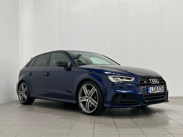 2018 18 Audi A3 2.0 S3 SPORTBACK TFSI QUATTRO BLACK EDITION 5d 306 BHP