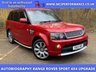 USED 2013 13 LAND ROVER RANGE ROVER SPORT 3.0 SDV6 AUTOBIOGRAPHY SPORT 5d 255 BHP FIRENZE RED, PRIVACY GLASS