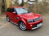 USED 2013 13 LAND ROVER RANGE ROVER SPORT 3.0 SDV6 AUTOBIOGRAPHY SPORT 5d 255 BHP FIRENZE RED, PRIVACY GLASS