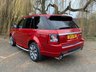 USED 2013 13 LAND ROVER RANGE ROVER SPORT 3.0 SDV6 AUTOBIOGRAPHY SPORT 5d 255 BHP FIRENZE RED, PRIVACY GLASS