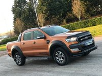 USED 2017 17 FORD RANGER 3.2 WILDTRAK 4X4 DCB TDCI 4d 197 BHP ** NO VAT * STEEL HARD TOP +TOW BAR