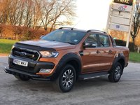 USED 2017 17 FORD RANGER 3.2 WILDTRAK 4X4 DCB TDCI 4d 197 BHP ** NO VAT * STEEL HARD TOP +TOW BAR