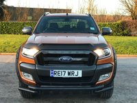 USED 2017 17 FORD RANGER 3.2 WILDTRAK 4X4 DCB TDCI 4d 197 BHP ** NO VAT * STEEL HARD TOP +TOW BAR