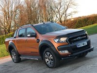 USED 2017 17 FORD RANGER 3.2 WILDTRAK 4X4 DCB TDCI 4d 197 BHP ** NO VAT * STEEL HARD TOP +TOW BAR