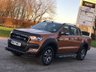 USED 2017 17 FORD RANGER 3.2 WILDTRAK 4X4 DCB TDCI 4d 197 BHP ** NO VAT * STEEL HARD TOP +TOW BAR