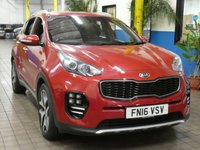 USED 2016 16 KIA SPORTAGE 2.0 CRDI GT-LINE 5d 134 BHP SAT NAV LEATHER CAMERA VAT Q